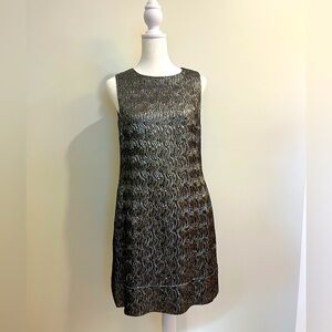 Shoshanna Y2K VTG Metallic Dress 6